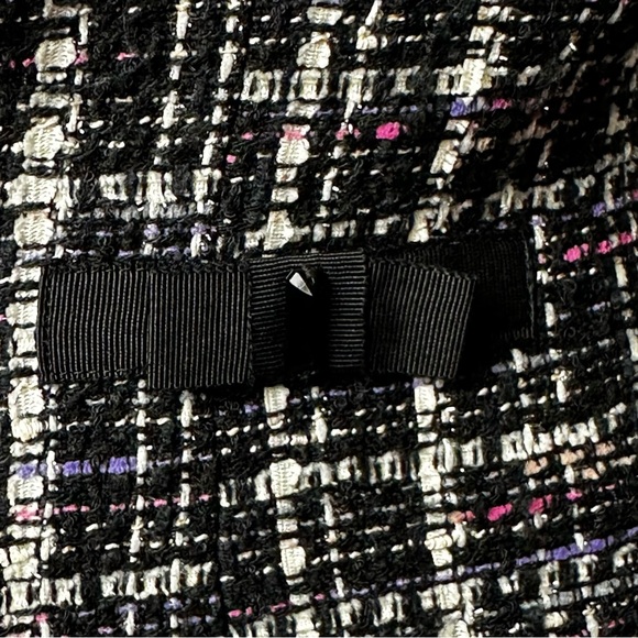 Tahari Tweed Collarless Blazer - Picture 3 of 11